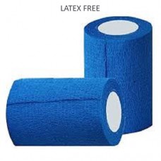 LATEX FREE - Cohesive Bandage 7.5cm - Blue (UK DELIVERY ONLY)