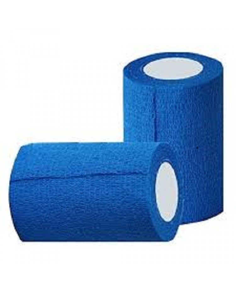 Cohesive  Bandage  7.5cm - Blue     (UK DELIVERY ONLY)
