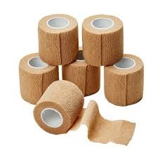 Cohesive Bandage 5.0cm - TAN (Delivery DIRECT to Ireland)