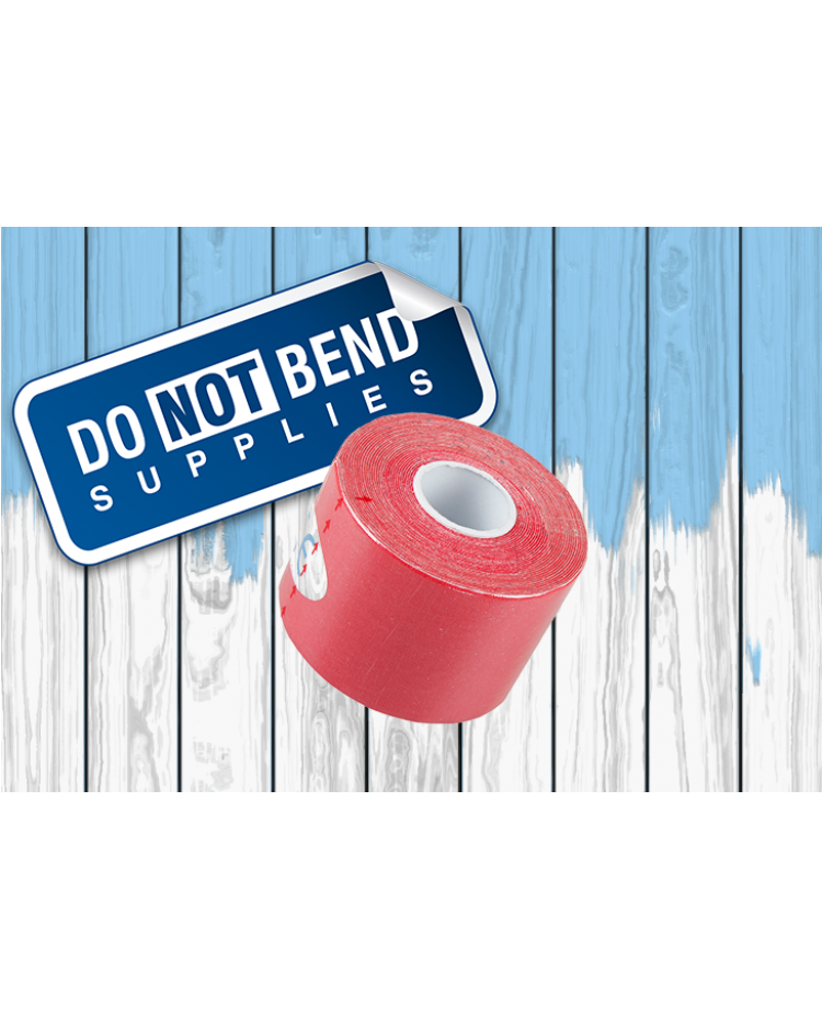 KT (KINESIOLOGY) Tape 5cm x 5M - Red (UK DELIVERY ONLY)